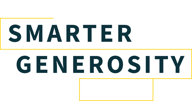 The Smarter Generosity Podcast Logo_Stacked