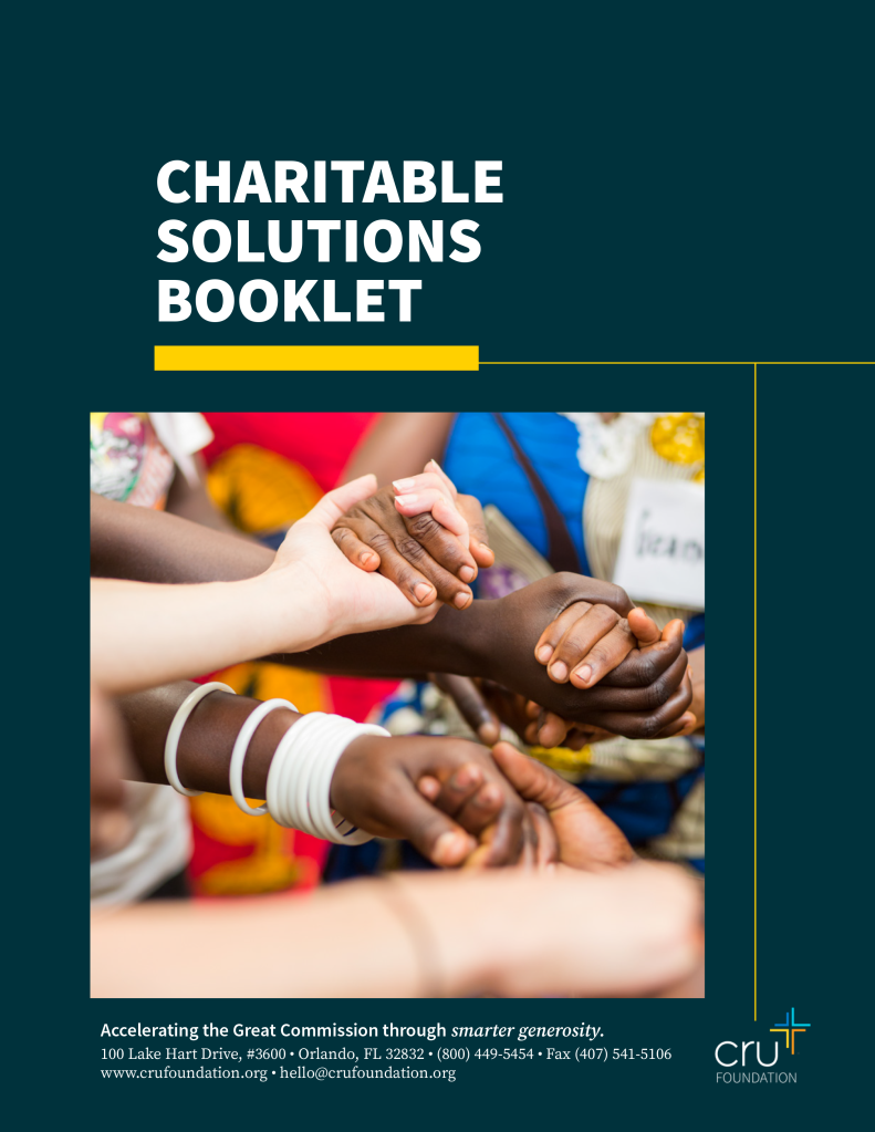 CruFoundation-Charitable Solutions Booklet_Cover