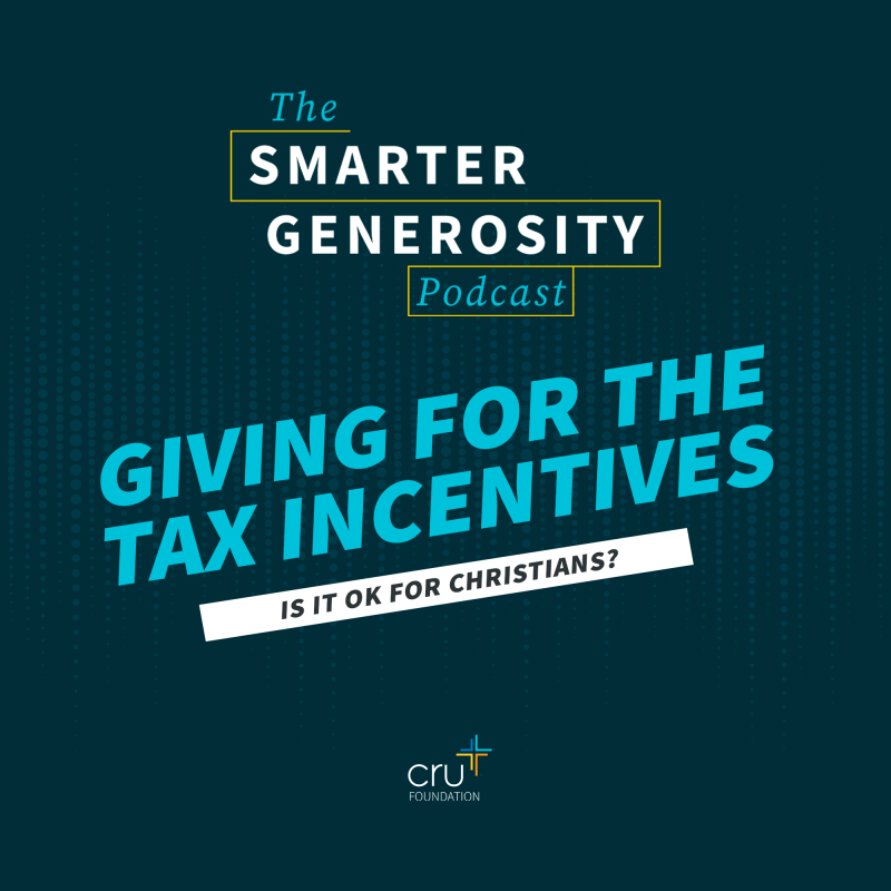 The Christian who wrestles with tax incentives isn't asking about the tax code. They're asking about their own heart. Here's the formation answer.